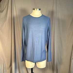 Strellson fine gauged blue sweater